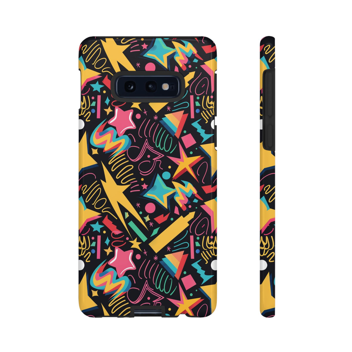 90s Themed Seamless Pattern Phone Case – Embrace Retro Style and Protection 232