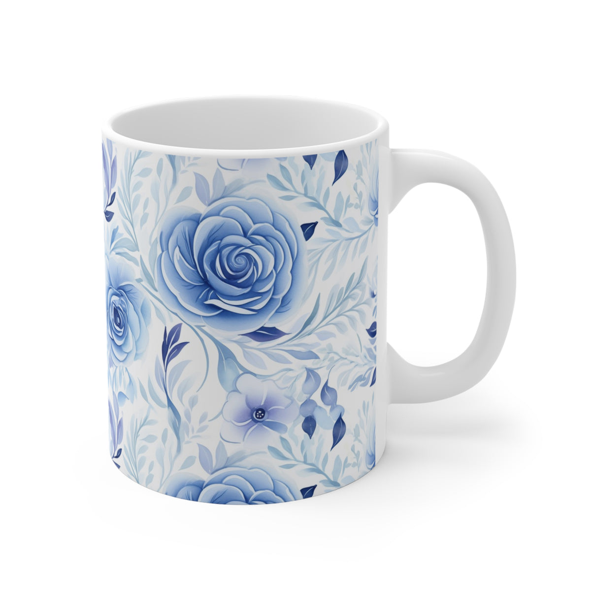 Various Watercolor Design All Over Coffee Mug – Unique Artistic Ceramic Coffee Cup 463