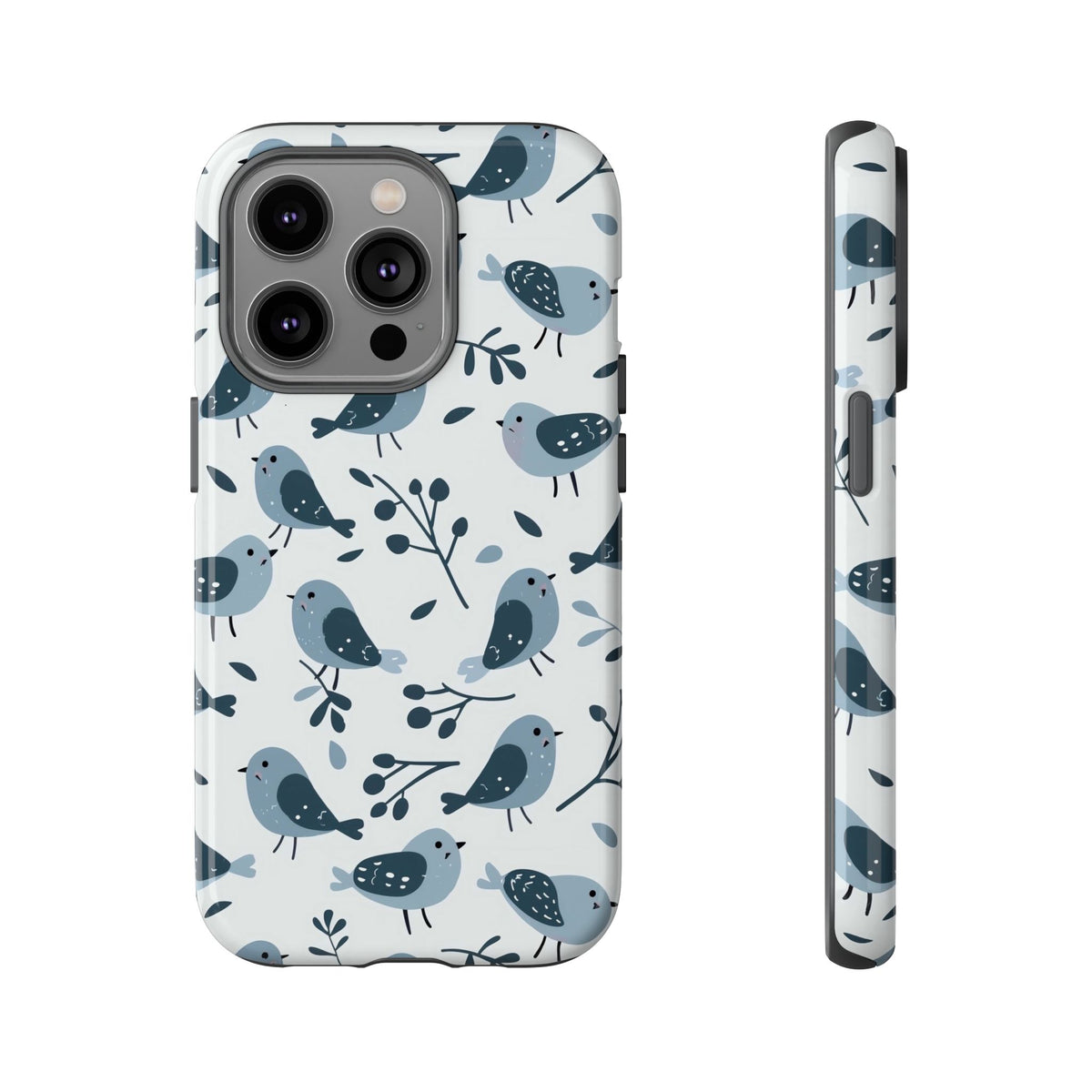 Birds Seamless Pattern Phone Case – Elegant and Timeless Avian Design 10