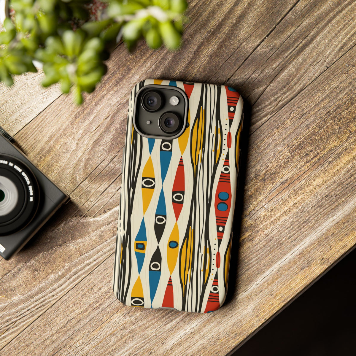 Stylish African Pattern Phone Case – Unique and Vibrant Protection 202