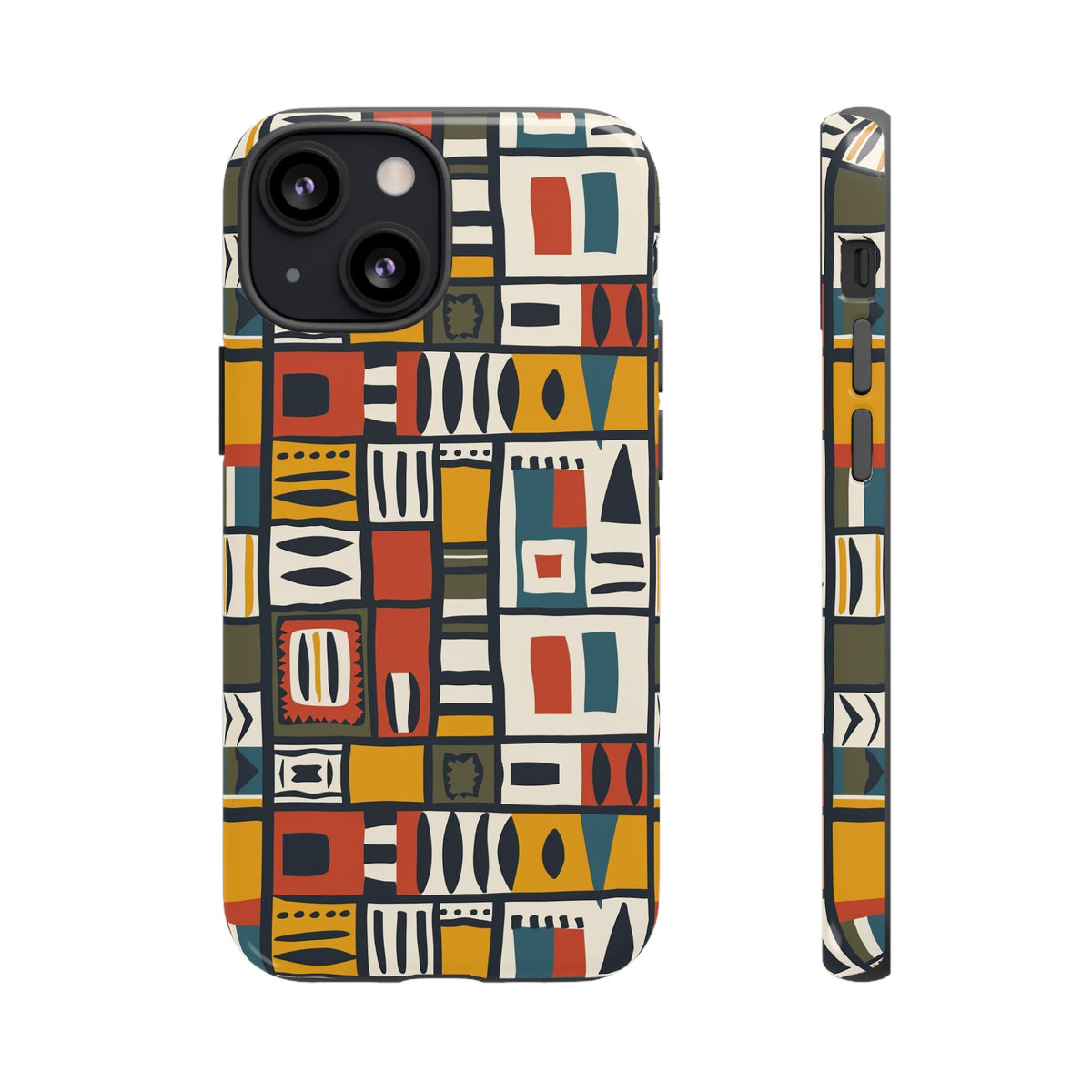 Stylish African Pattern Phone Case – Unique and Vibrant Protection 013