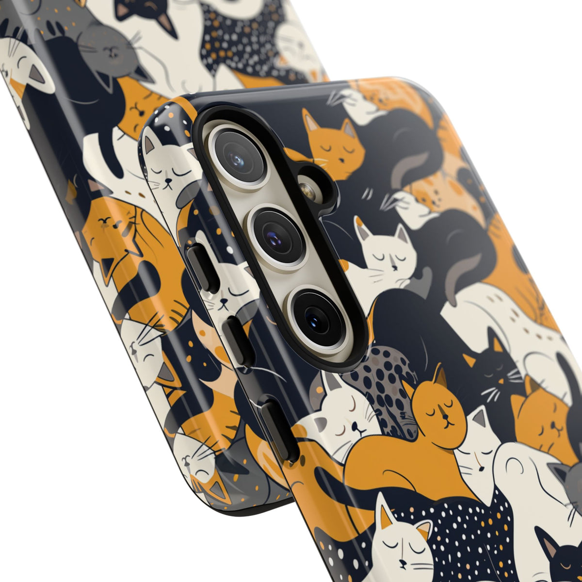 Seamless Cat Pattern Design Phone Case – Playful and Stylish Cat-Themed Phone Cover 2