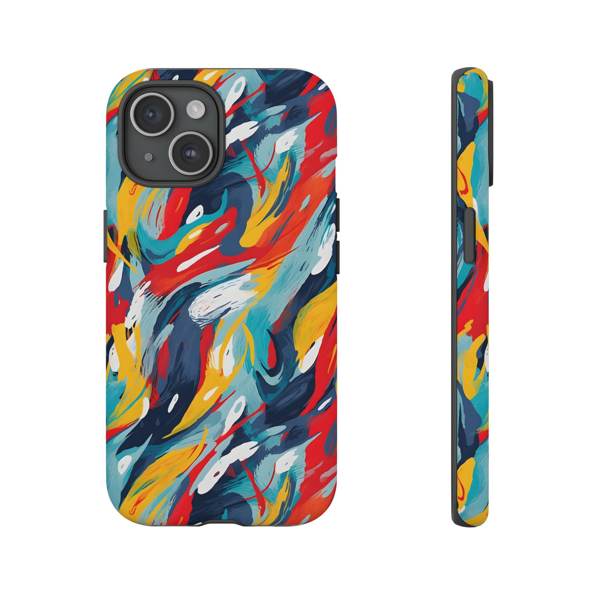 Tough CasesAbstract Painting Design Phone Case – Modern Art-Inspired Phone Cover 8