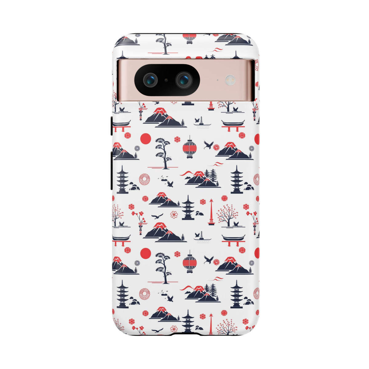 Japanese Pattern Phone Case – Elegant & Timeless Design for Your Phone 079