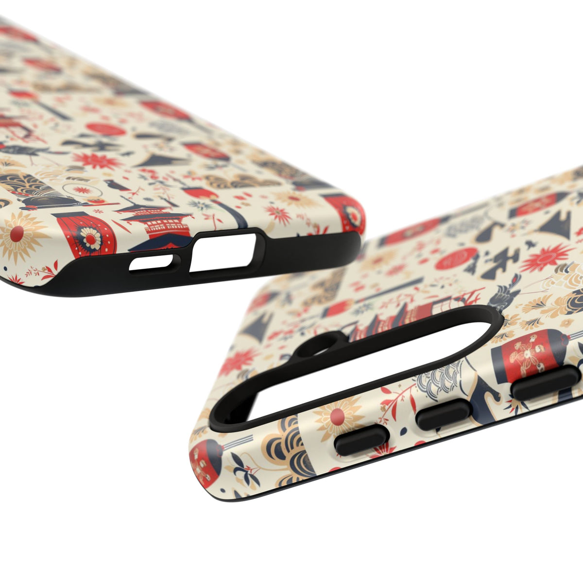 Japanese Pattern Phone Case – Elegant & Timeless Design for Your Phone 024