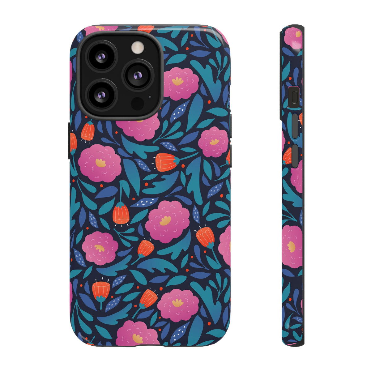 Colorful Little Flower Design Phone Case – Bright and Cheerful Floral Phone Cover 2