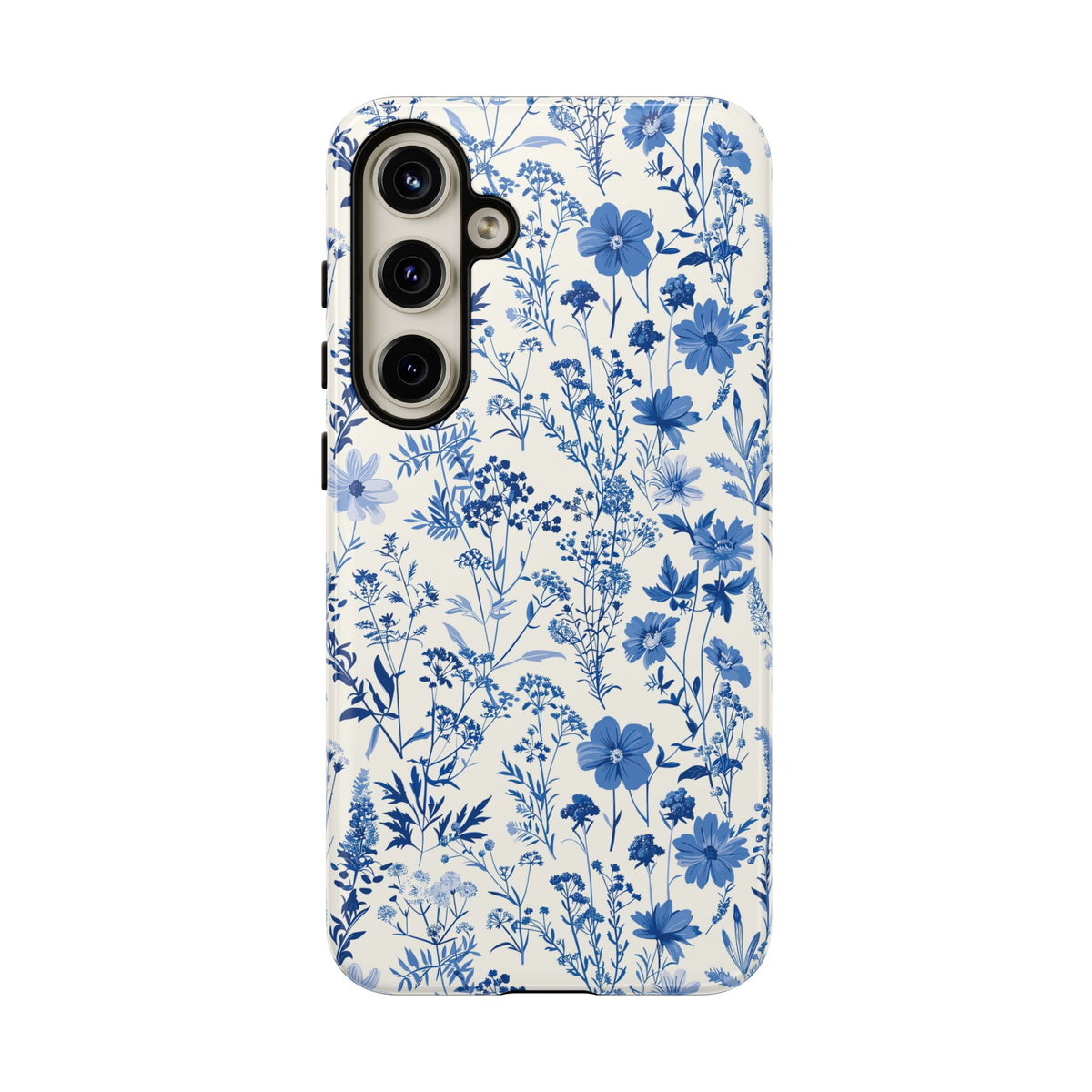 Blue French Toile Phone Case – Timeless Elegance and Classic Style