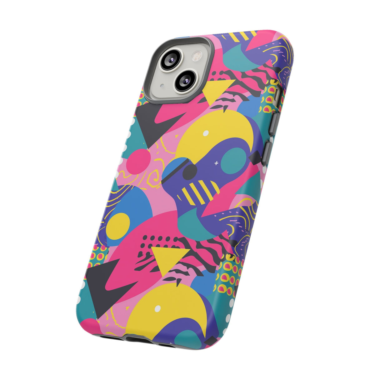 90s Themed Seamless Pattern Phone Case – Embrace Retro Style and Protection 283