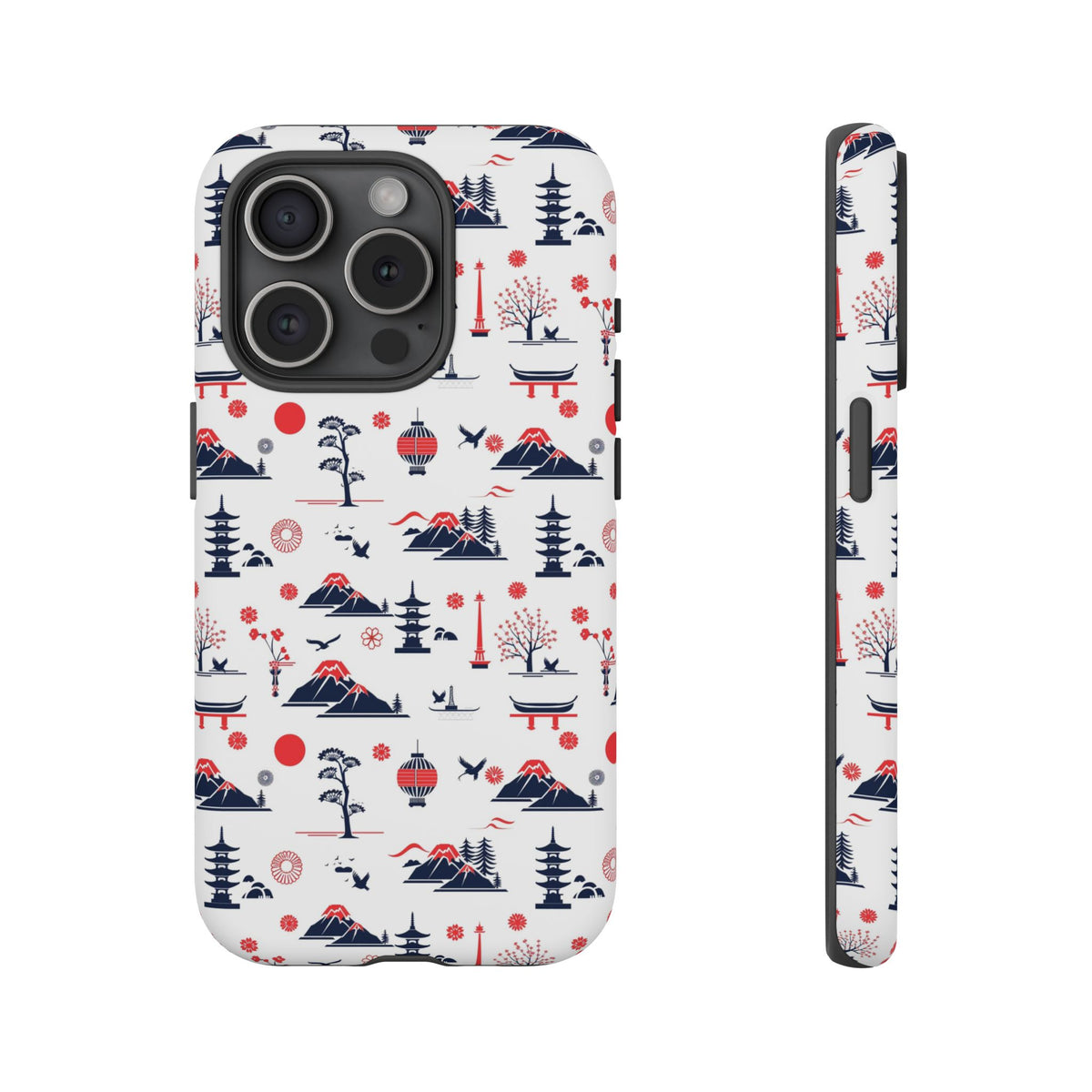 Japanese Pattern Phone Case – Elegant & Timeless Design for Your Phone 079