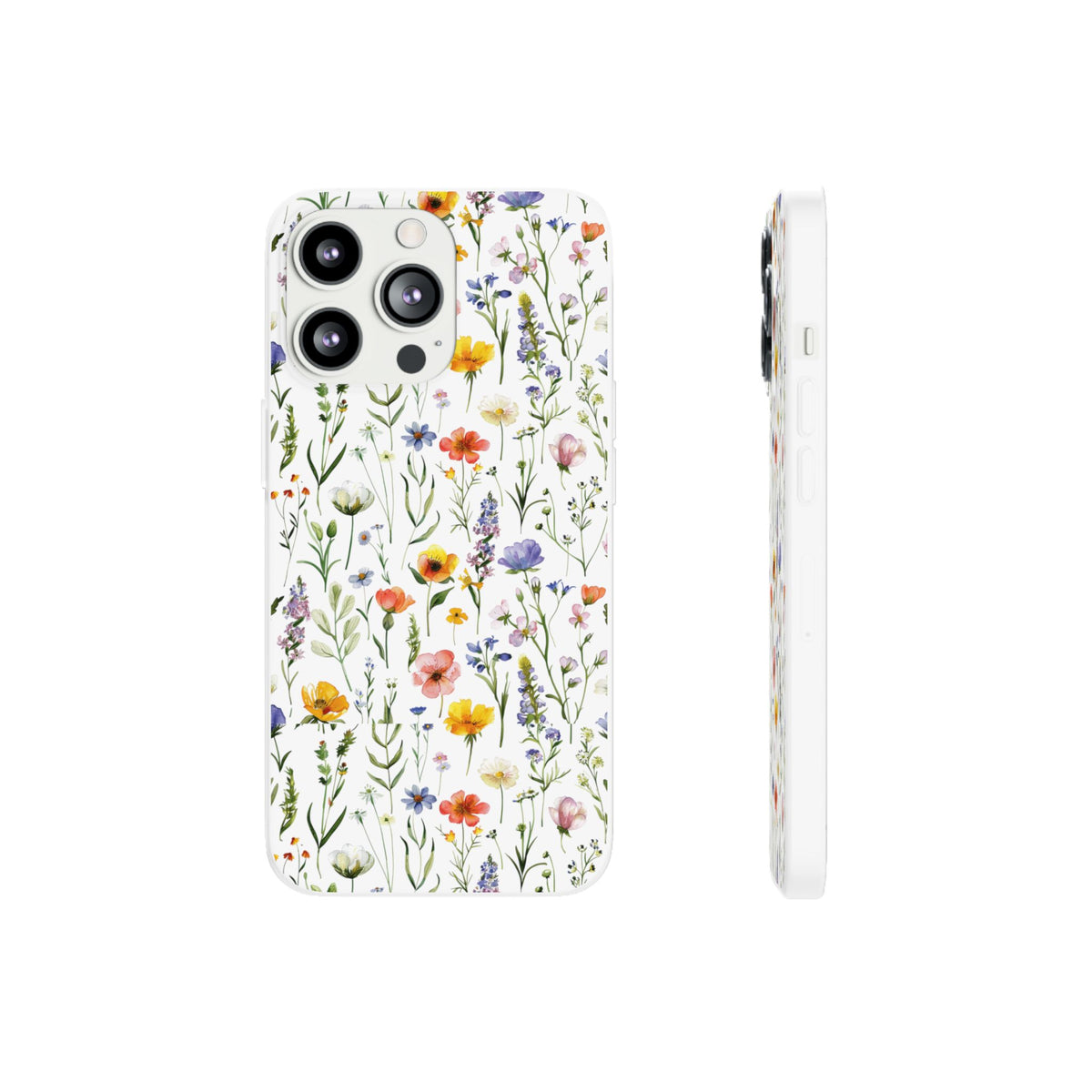 Wildflowers Pattern Phone Case – Embrace Nature with Every Call