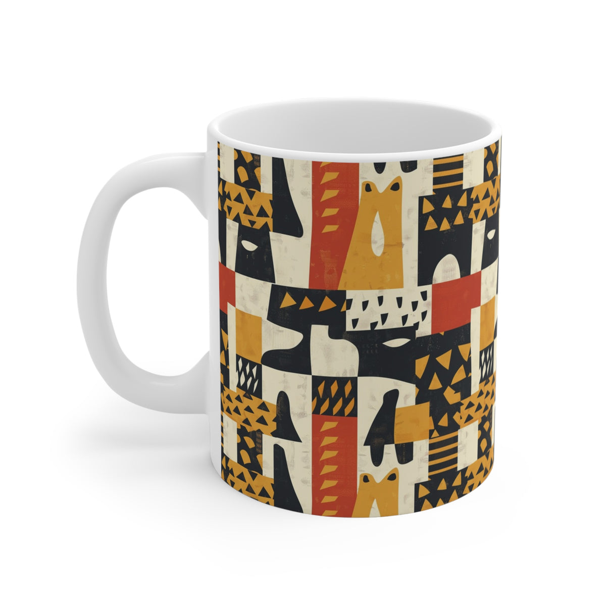 All-Over African Pattern Coffee Mug 608