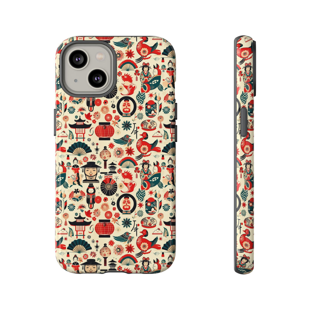 Japanese Pattern Phone Case – Elegant & Timeless Design for Your Phone 471