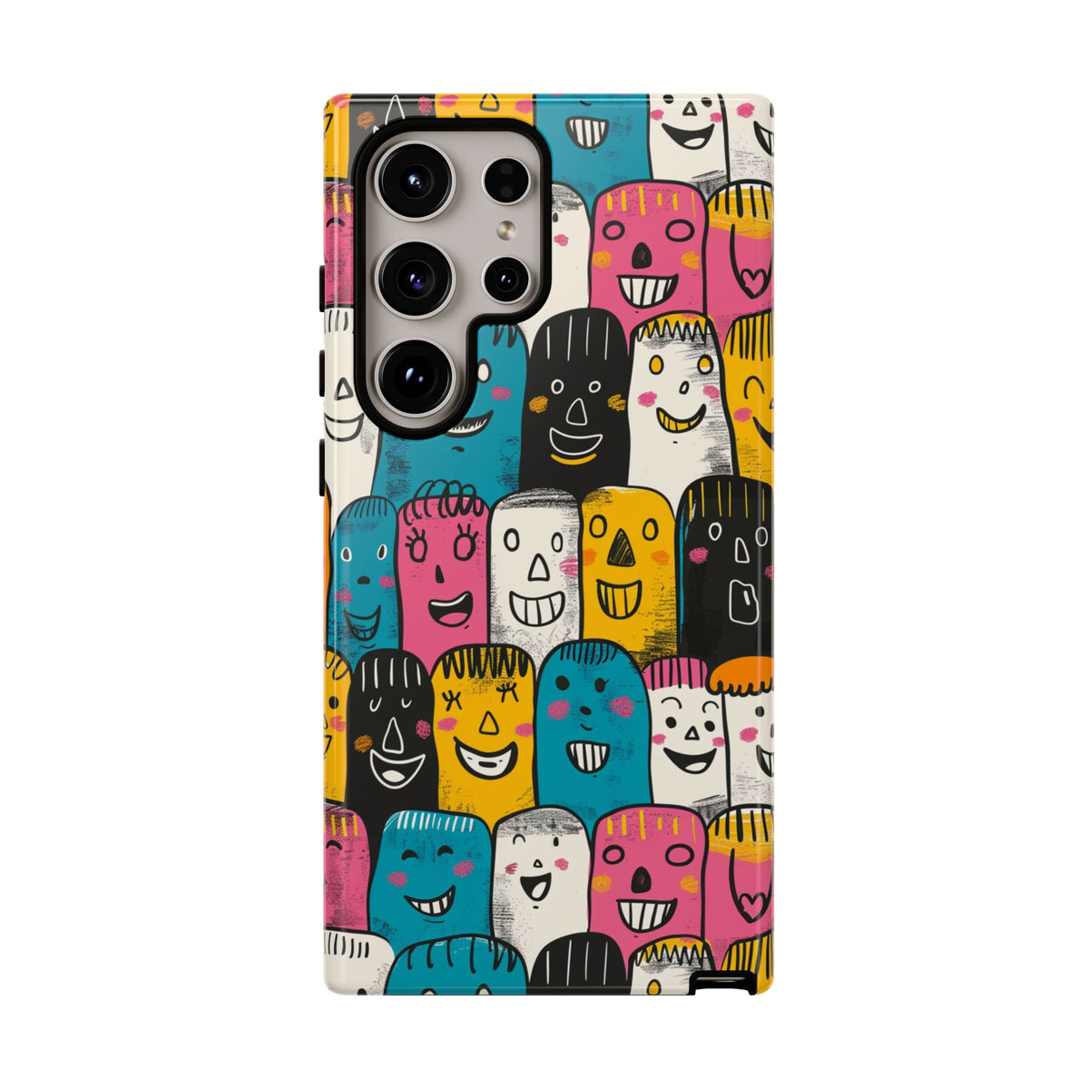 Happy Faces Phone Case – Joyful and Cheerful Design for a Bright Look 5