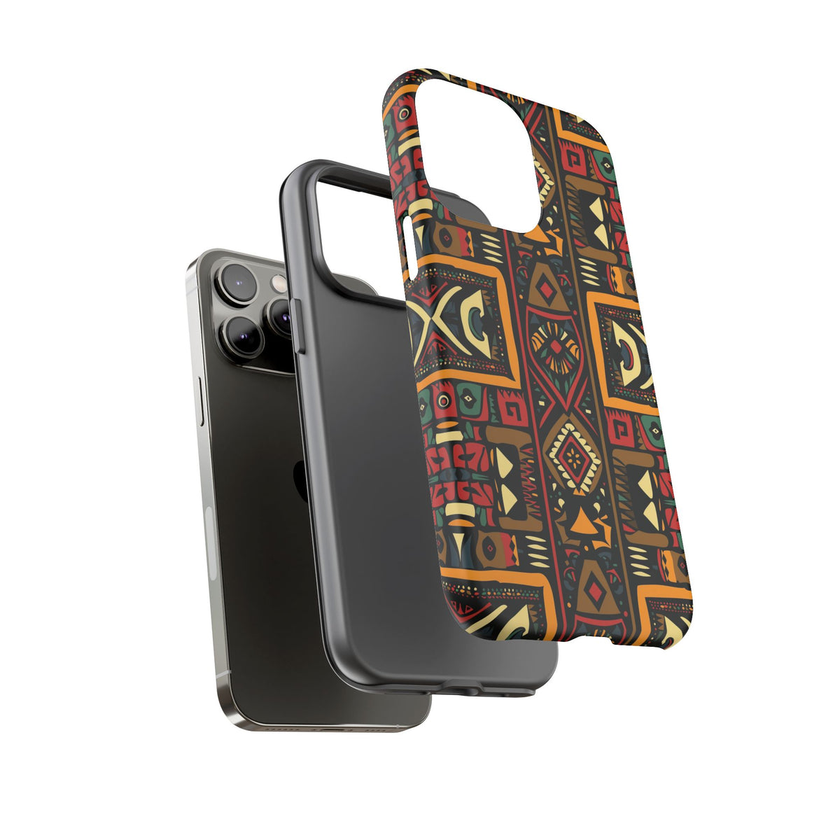 Stylish African Pattern Phone Case – Unique and Vibrant Protection 164