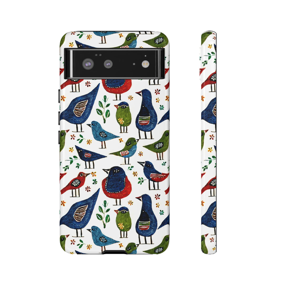 Birds Seamless Pattern Phone Case – Elegant and Timeless Avian Design 12