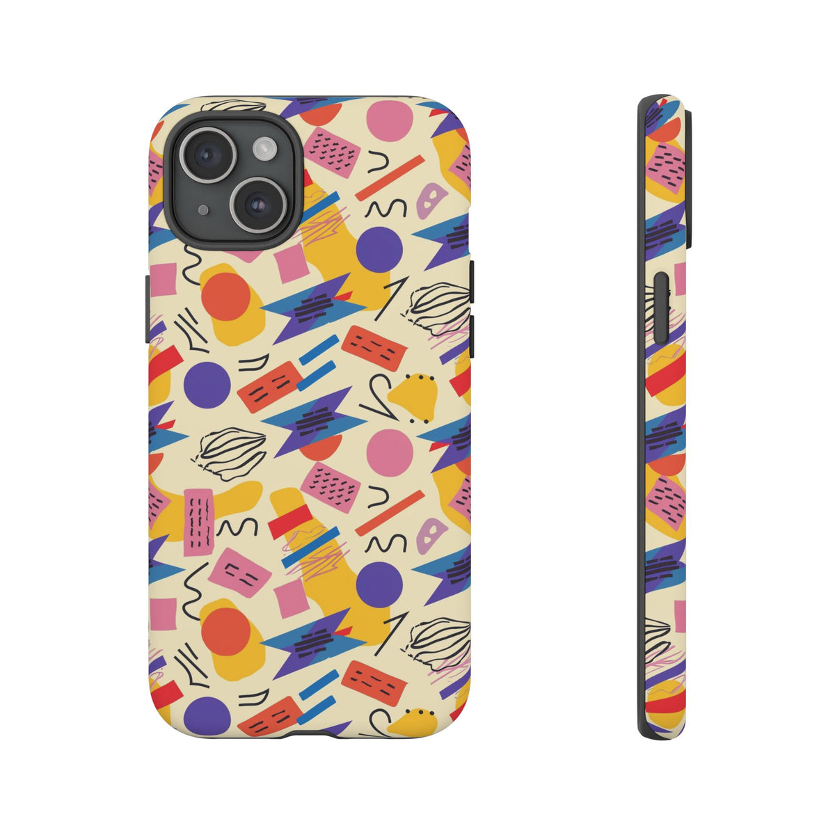 90s Themed Seamless Pattern Phone Case – Embrace Retro Style and Protection 270