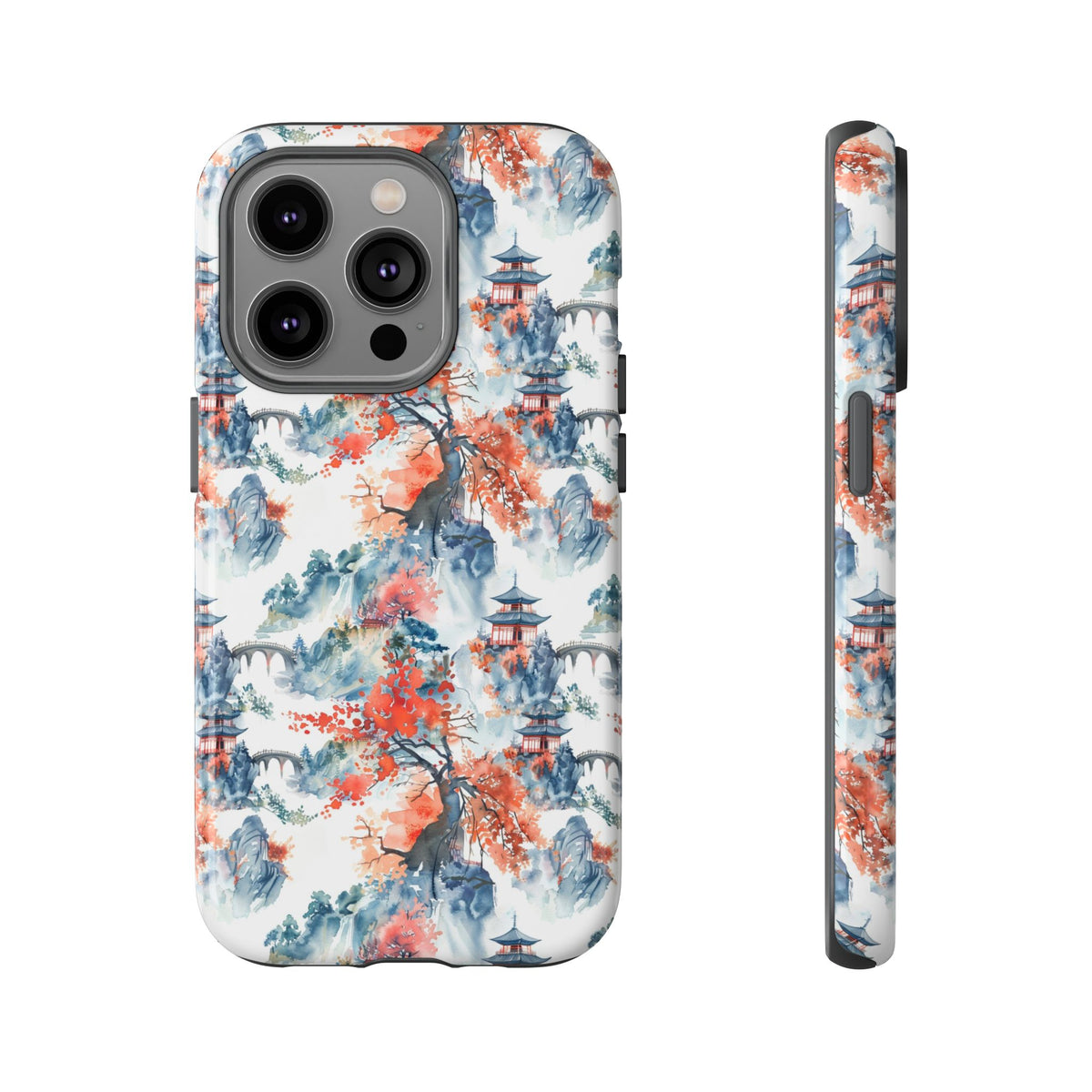 Japanese Pattern Phone Case – Elegant & Timeless Design for Your Phone 043