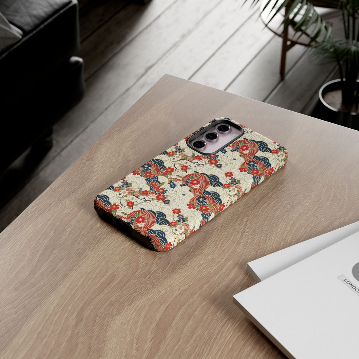 Japanese Pattern Phone Case – Elegant & Timeless Design for Your Phone 124