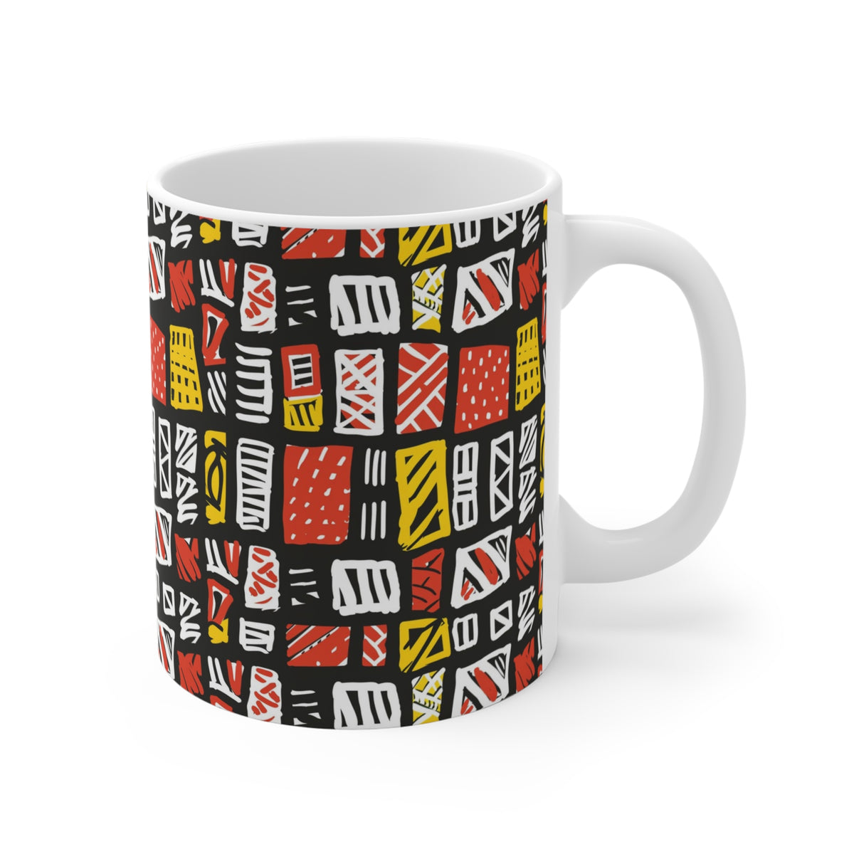 All-Over African Pattern Coffee Mug 664