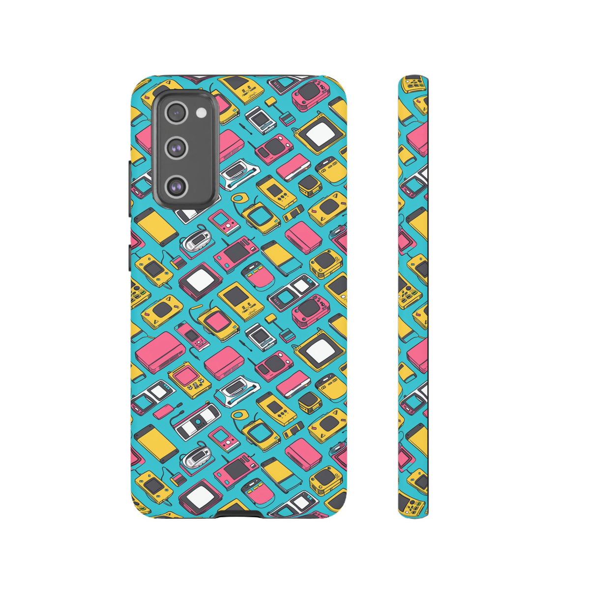 90s Themed Seamless Pattern Phone Case – Embrace Retro Style and Protection 237