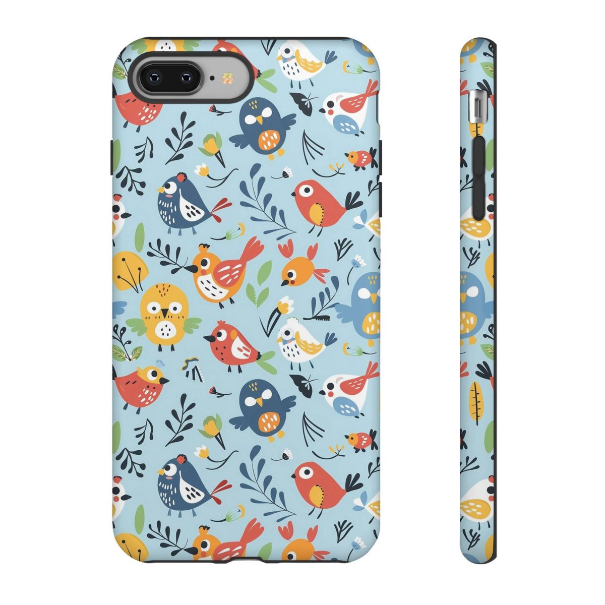 Birds Seamless Pattern Phone Case – Elegant and Timeless Avian Design 7