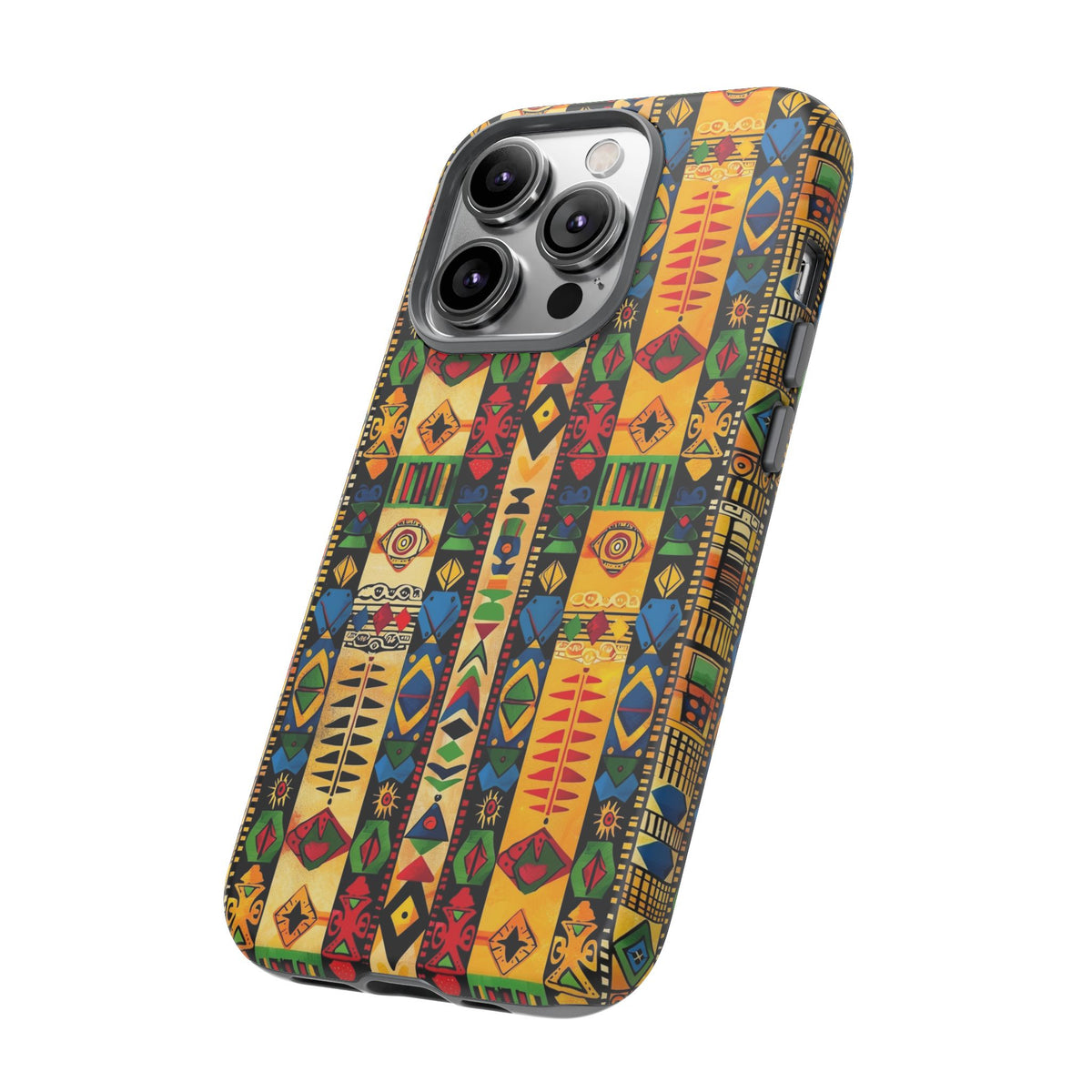 Stylish African Pattern Phone Case – Unique and Vibrant Protection 163