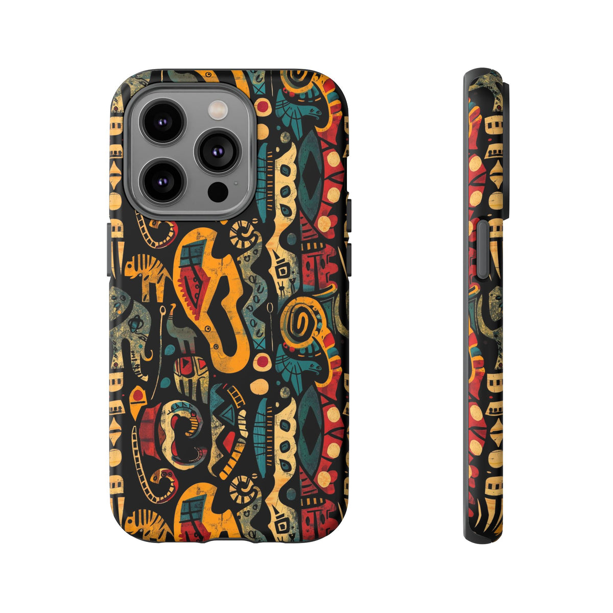 Stylish African Pattern Phone Case – Unique and Vibrant Protection 153