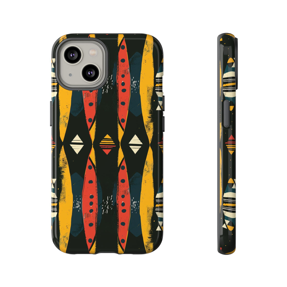 Stylish African Pattern Phone Case – Unique and Vibrant Protection 156