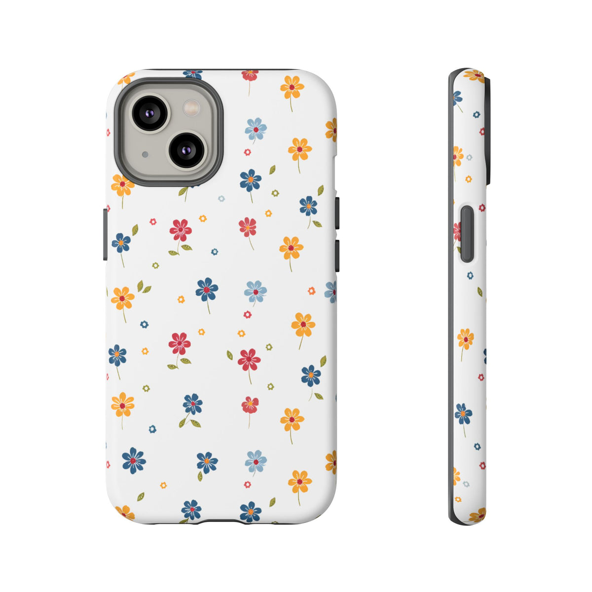 Wild Flowers Garden Stitch Phone Case – Nature-Inspired Floral Design