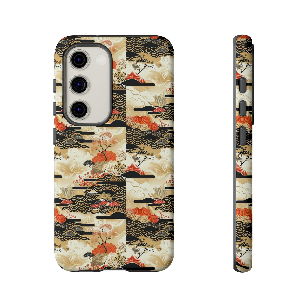 Japanese Pattern Phone Case – Elegant & Timeless Design for Your Phone 123