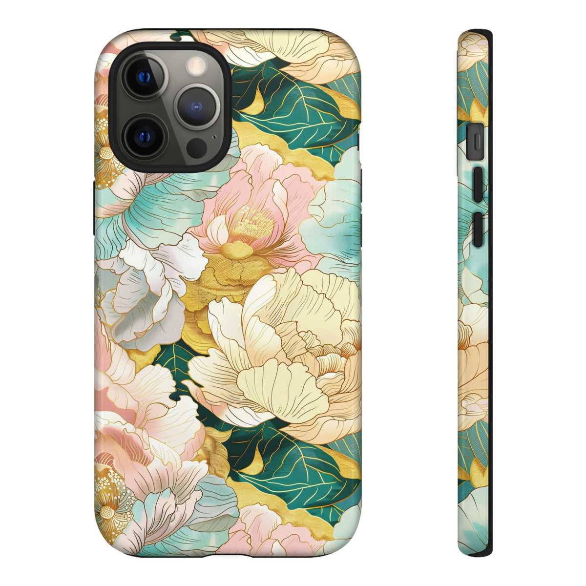 Japanese Blossom Asian Floral Design Phone Case – Elegant Floral Phone Cover