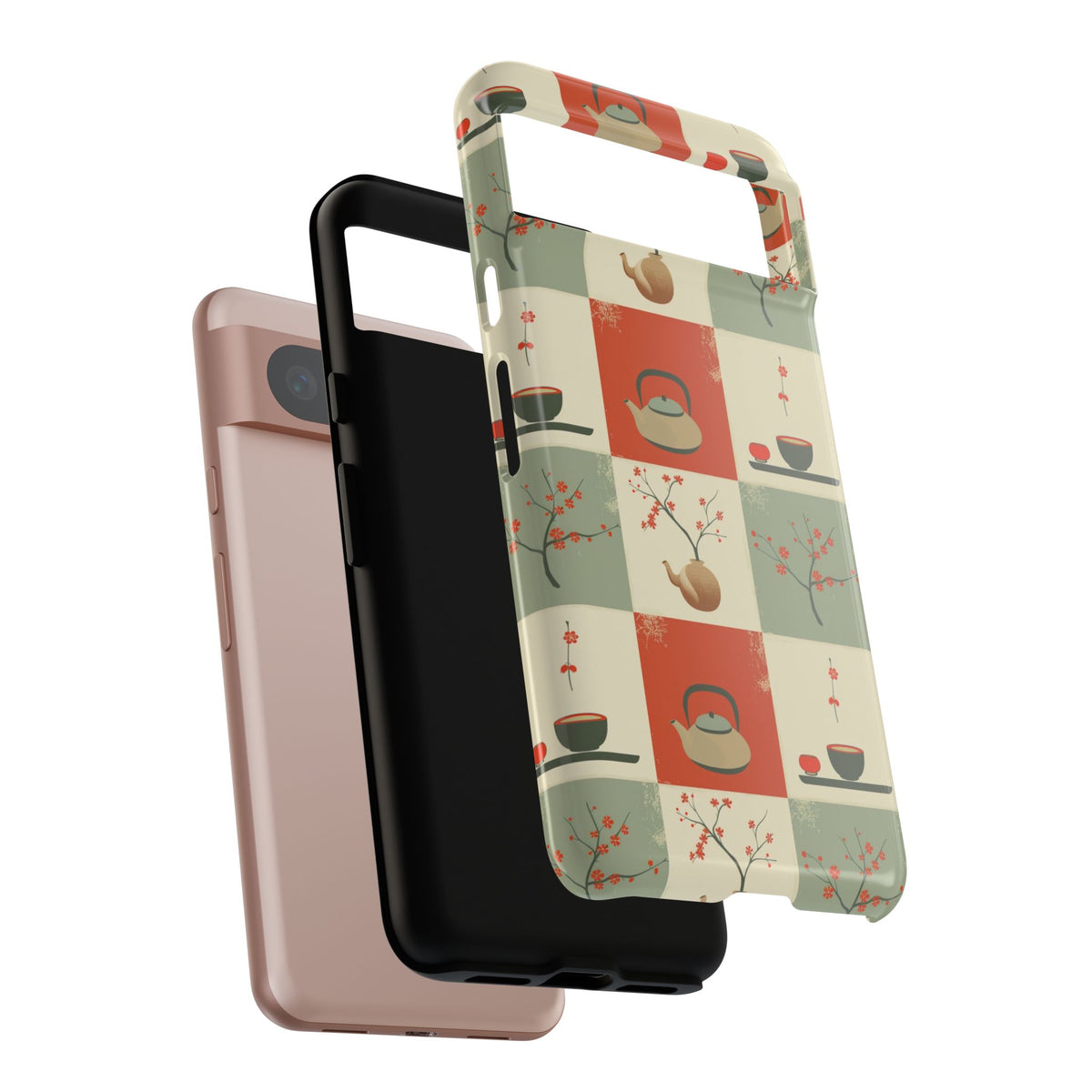 Japanese Pattern Phone Case – Elegant & Timeless Design for Your Phone 505