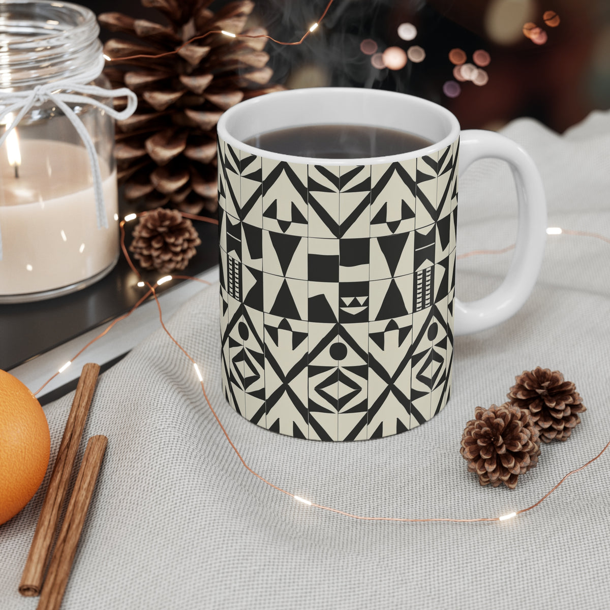 All-Over African Pattern Coffee Mug 218