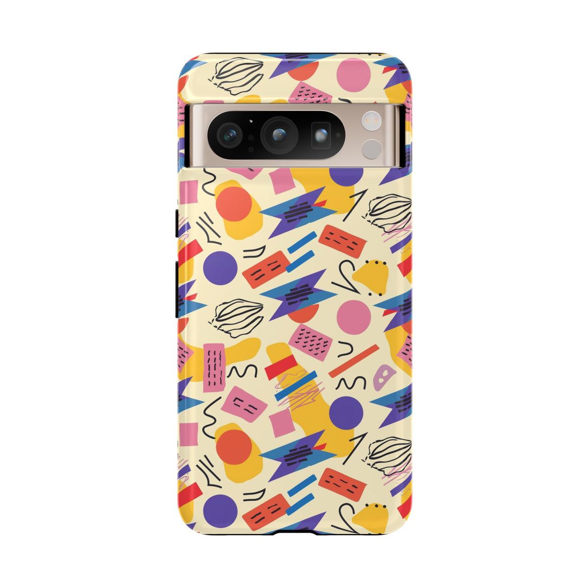 90s Themed Seamless Pattern Phone Case – Embrace Retro Style and Protection 270