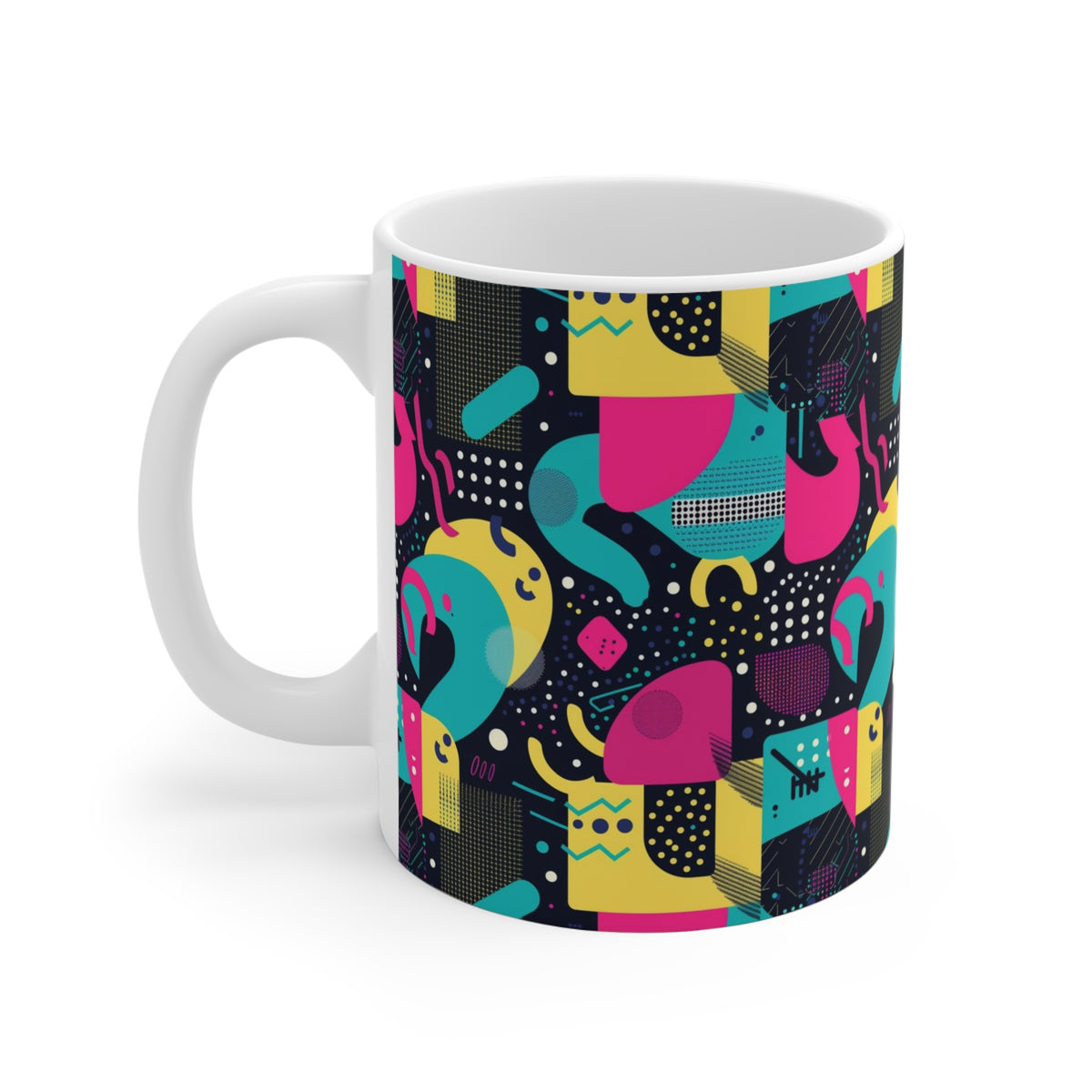 90s Retro Coffee Mug - Full Wrap Design 517