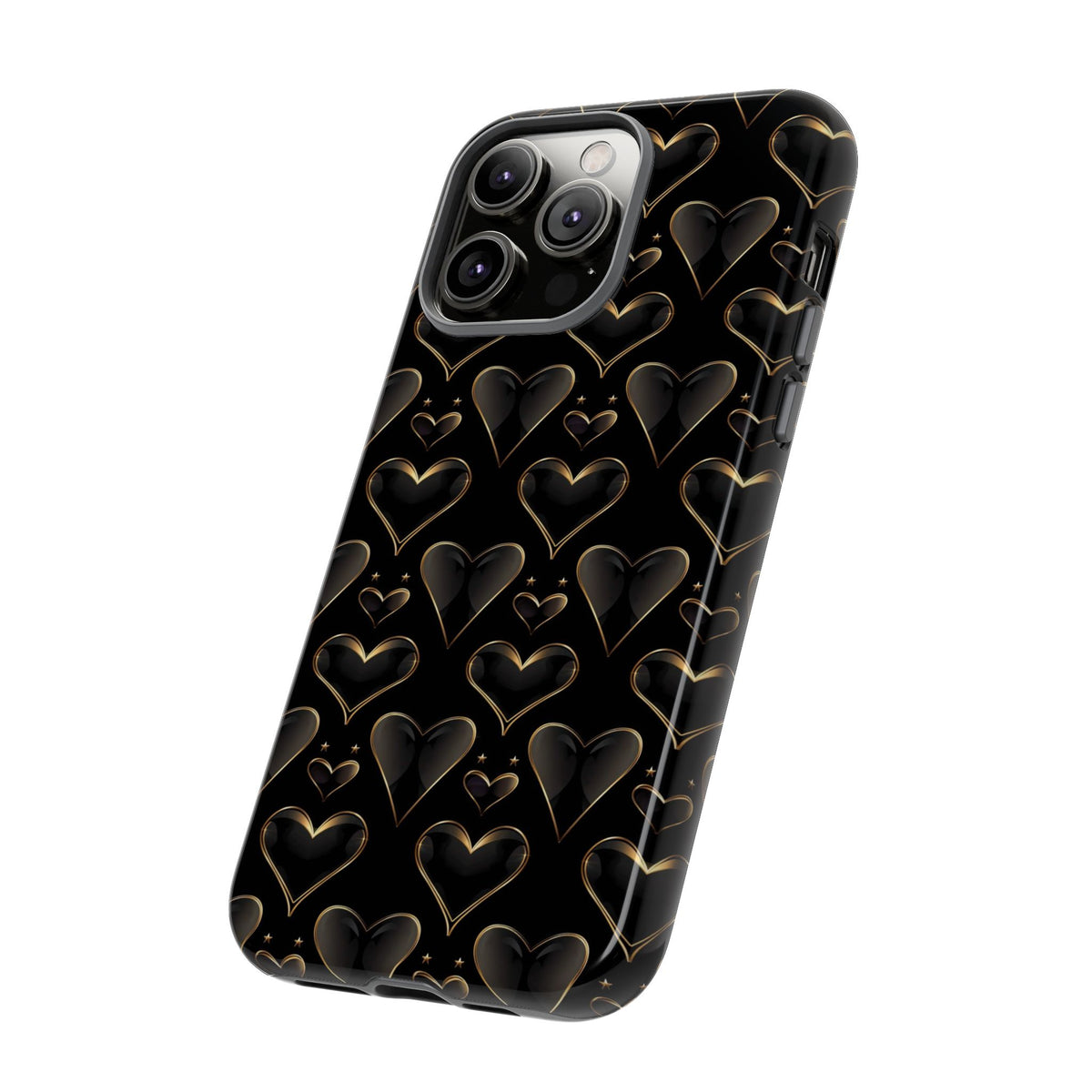 Heart Pattern Phone Case – Stylish & Loving Design for Your Device 362