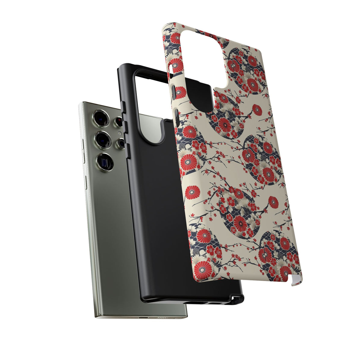 Japanese Pattern Phone Case – Elegant & Timeless Design for Your Phone 138