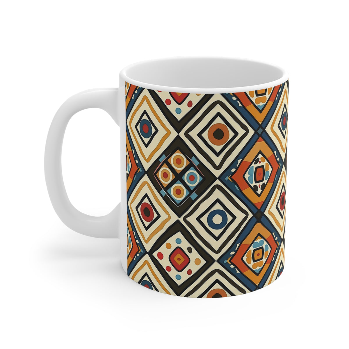 All-Over African Pattern Coffee Mug 522