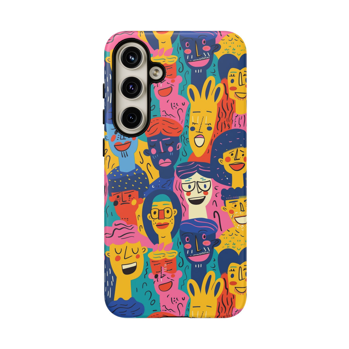 Happy Faces Phone Case – Joyful and Cheerful Design for a Bright Look 6