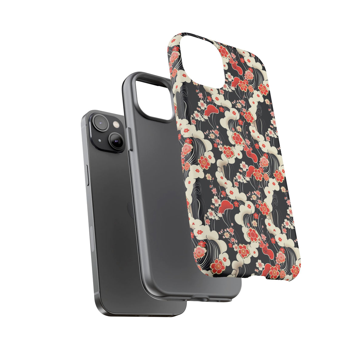 Japanese Pattern Phone Case – Elegant & Timeless Design for Your Phone 478