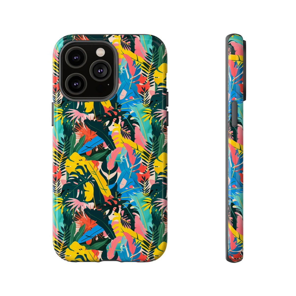 Jungle Pattern Phone Case – Exotic & Lush Design for Your Phone 346