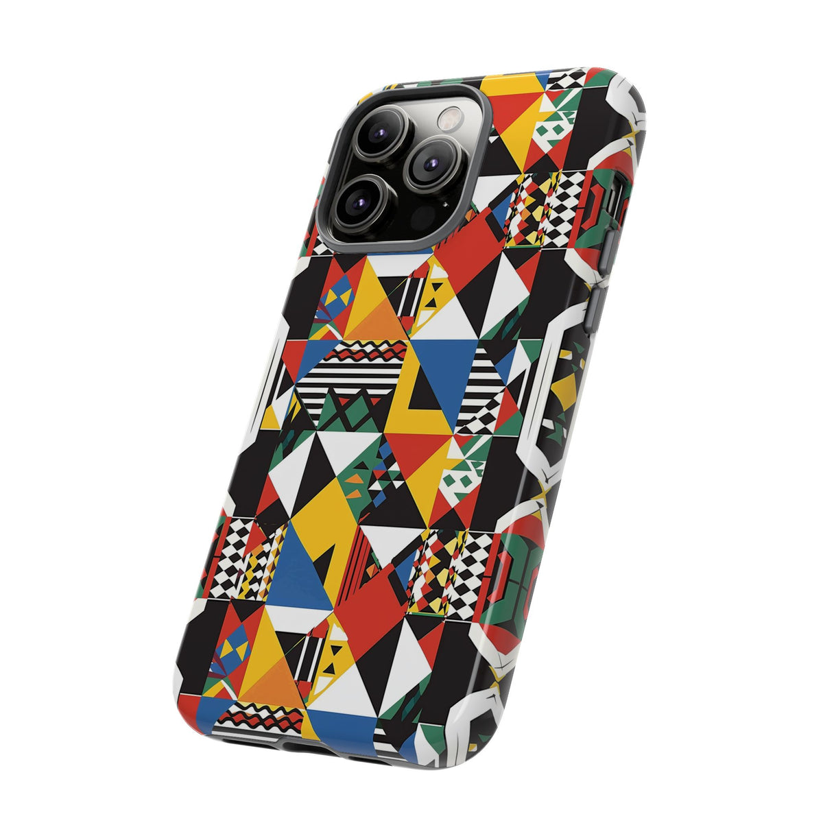 Stylish African Pattern Phone Case – Unique and Vibrant Protection 182