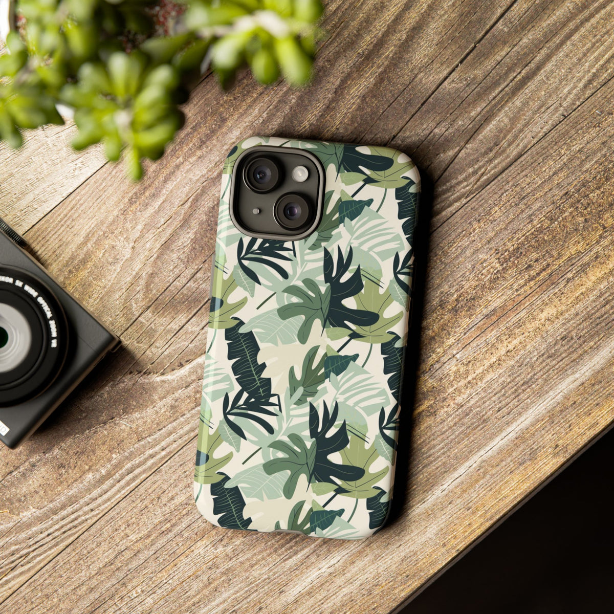 Jungle Pattern Phone Case – Exotic & Lush Design for Your Phone 329