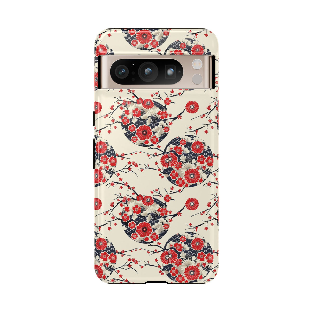 Japanese Pattern Phone Case – Elegant & Timeless Design for Your Phone 138