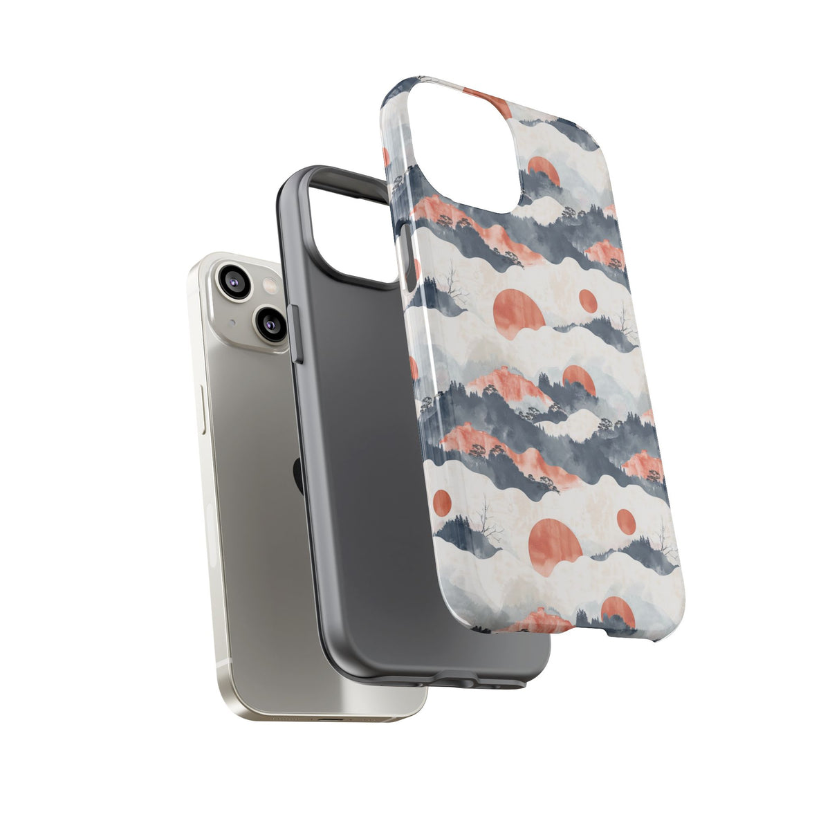 Japanese Pattern Phone Case – Elegant & Timeless Design for Your Phone 139