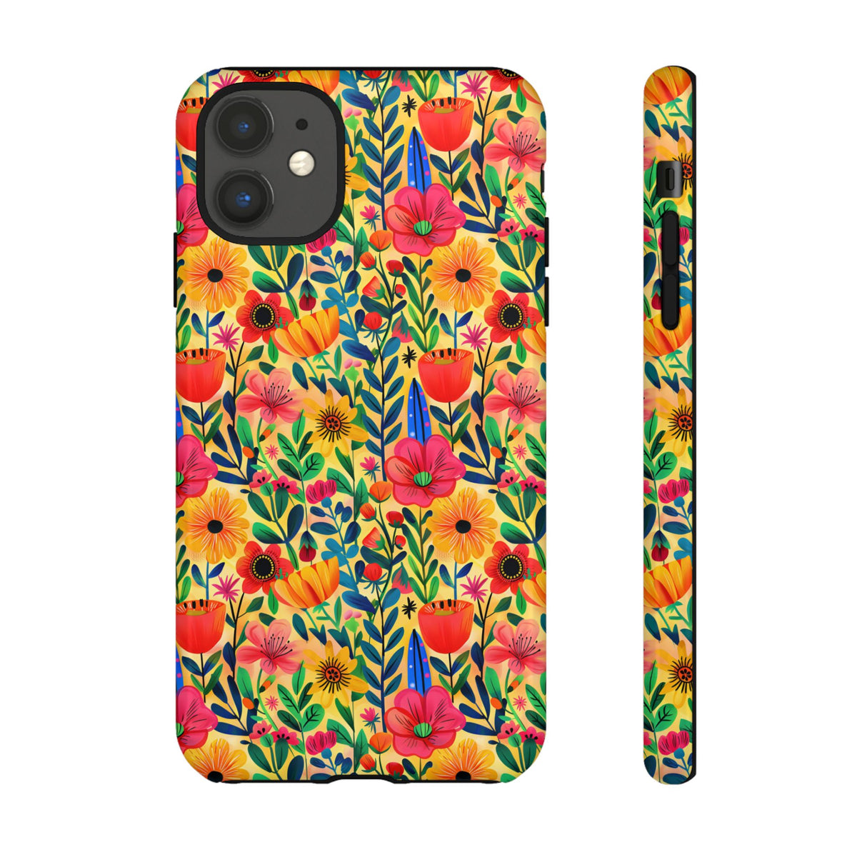 Frida Kahlo's Flower Phone Case – Artistic Elegance for Your Phone 7