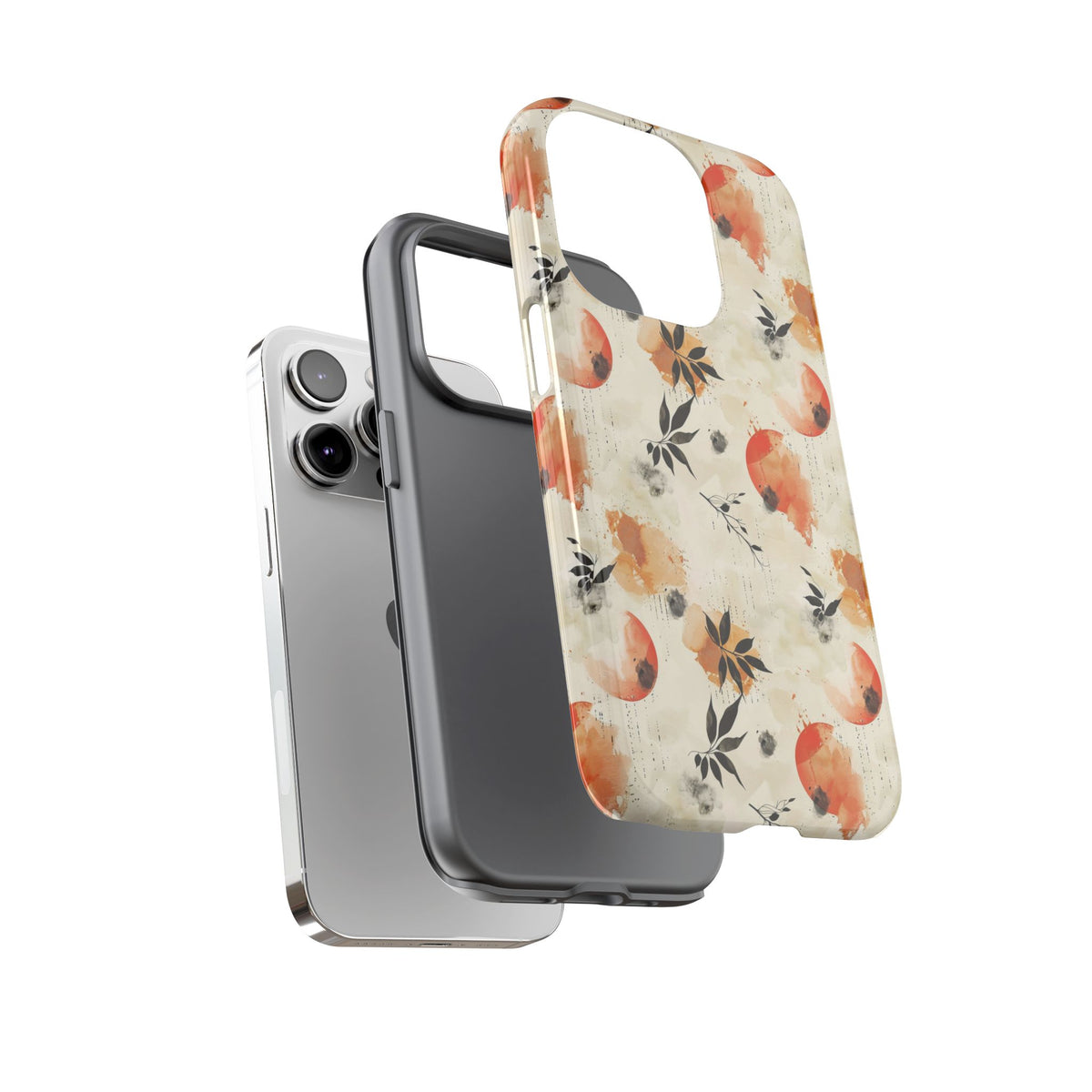 Japanese Pattern Phone Case – Elegant & Timeless Design for Your Phone 058