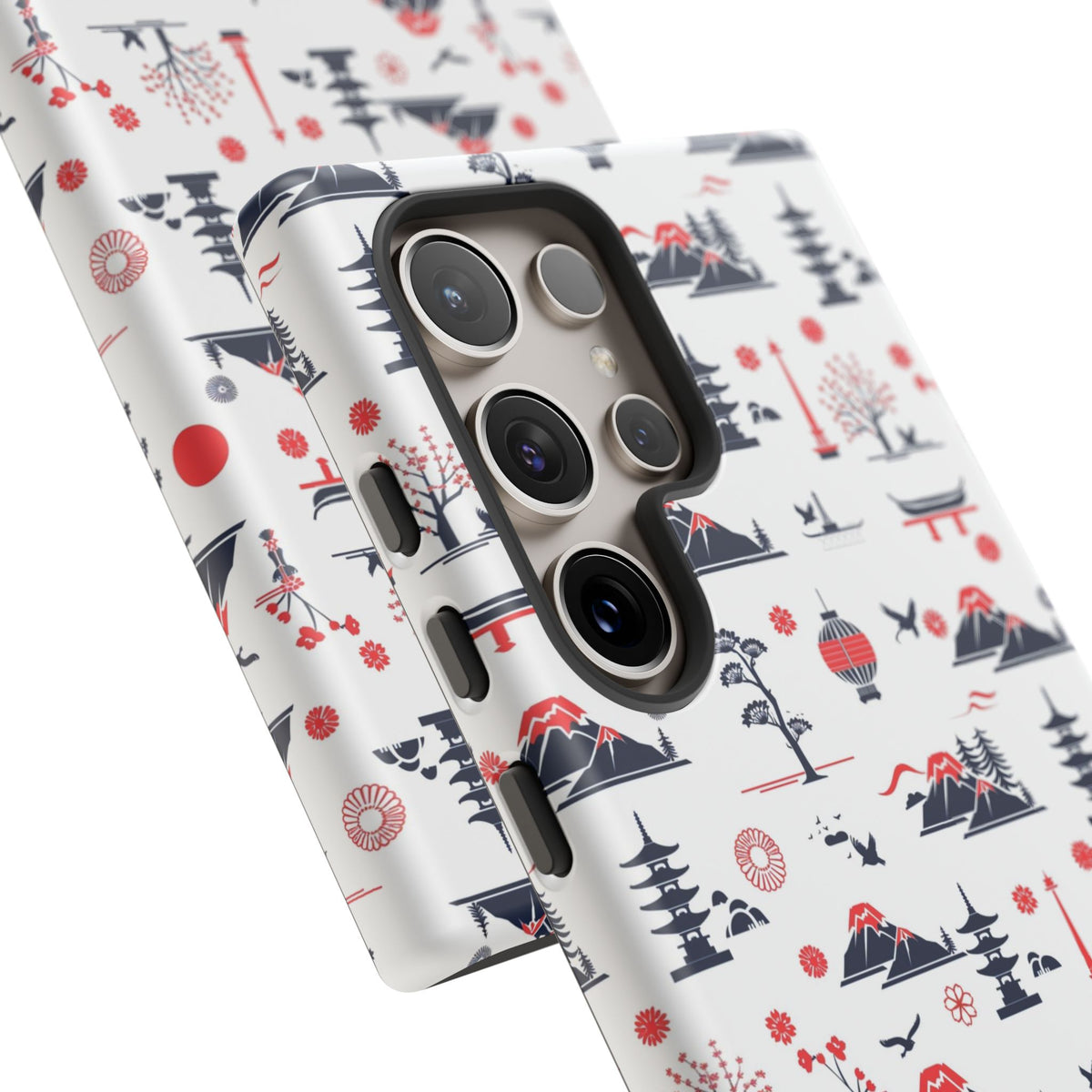 Japanese Pattern Phone Case – Elegant & Timeless Design for Your Phone 079