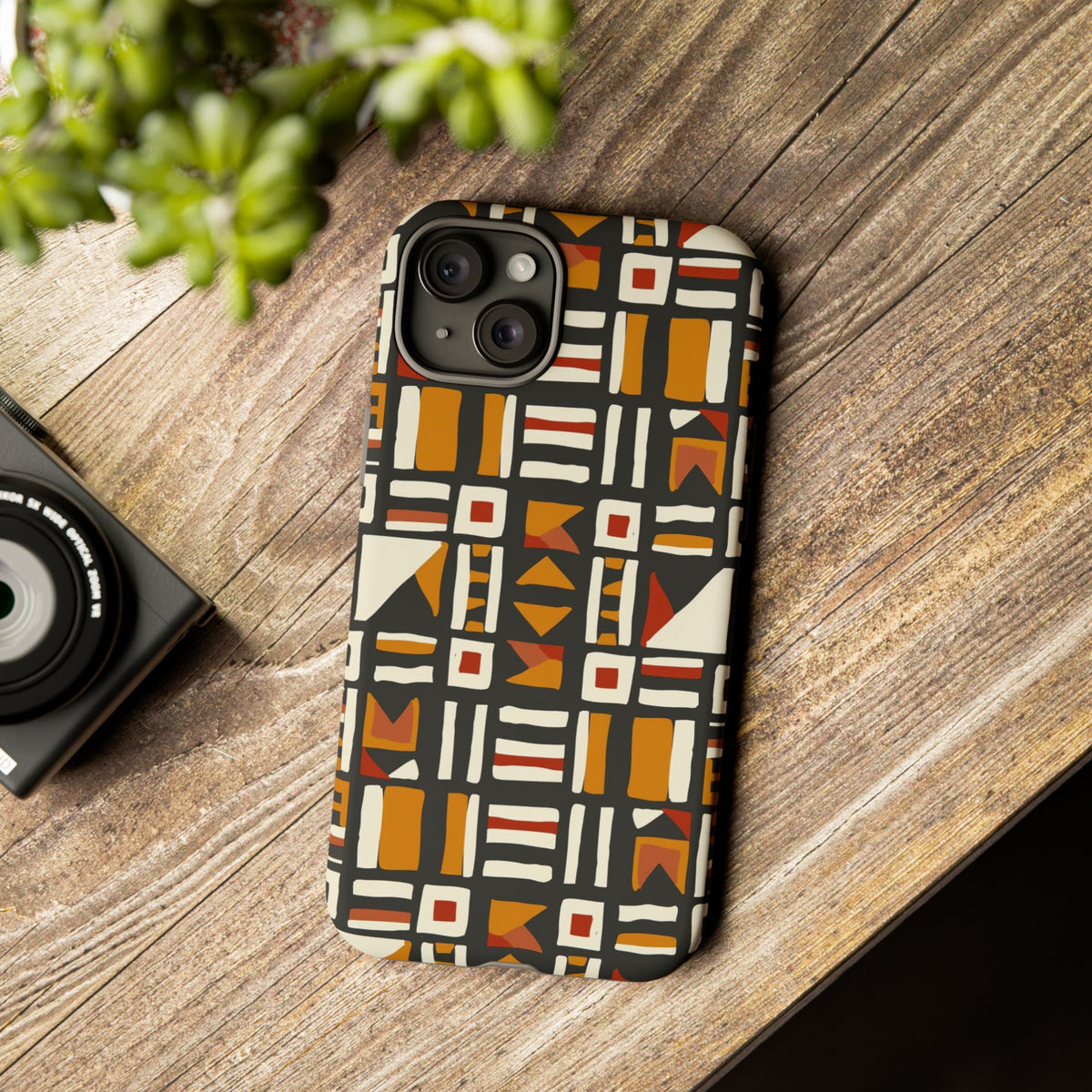 Stylish African Pattern Phone Case – Unique and Vibrant Protection 107