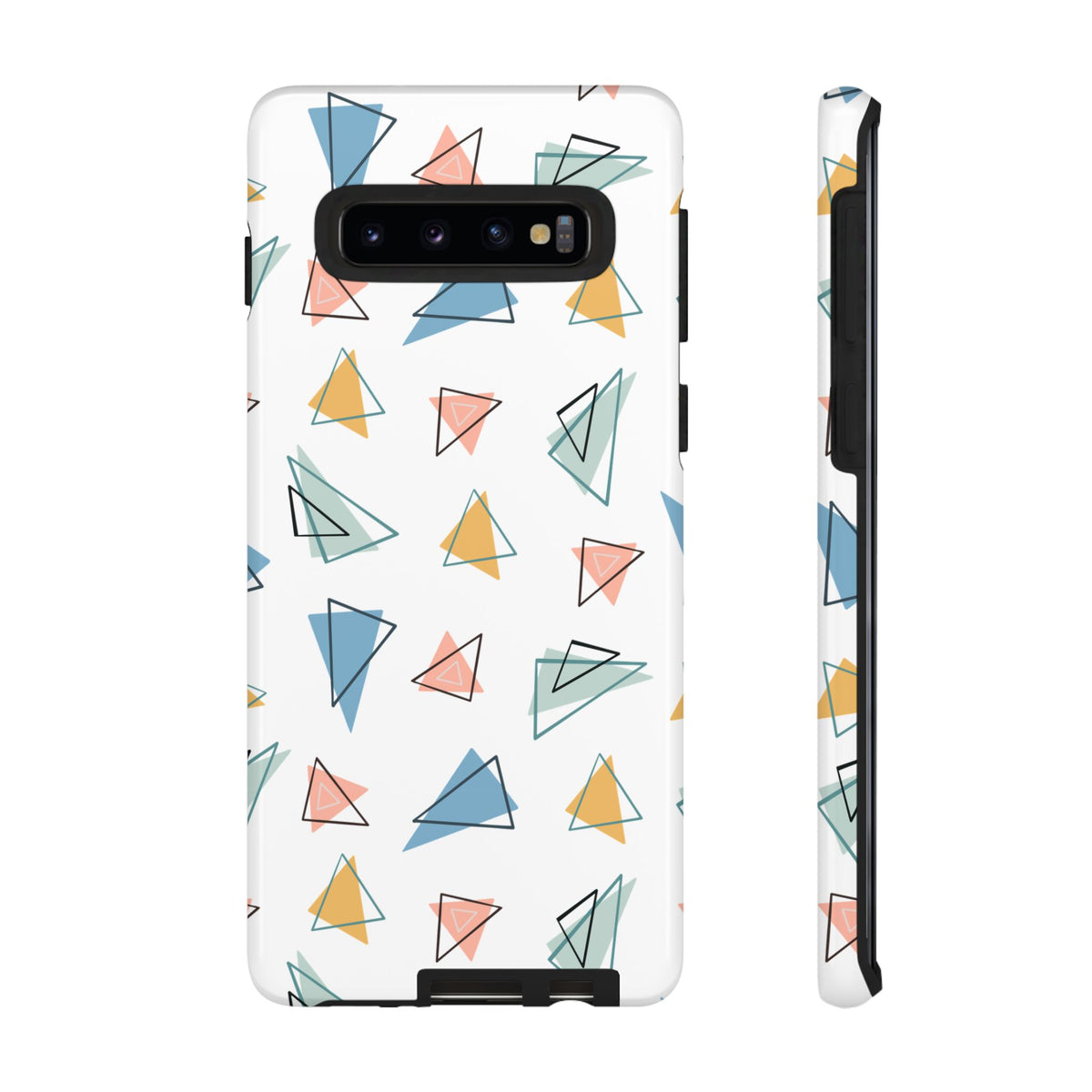 Triangle Pattern Phone Case – Modern & Durable Geometric Design